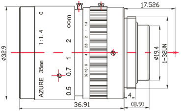 Объектив AZURE PHOTONICS для камеры